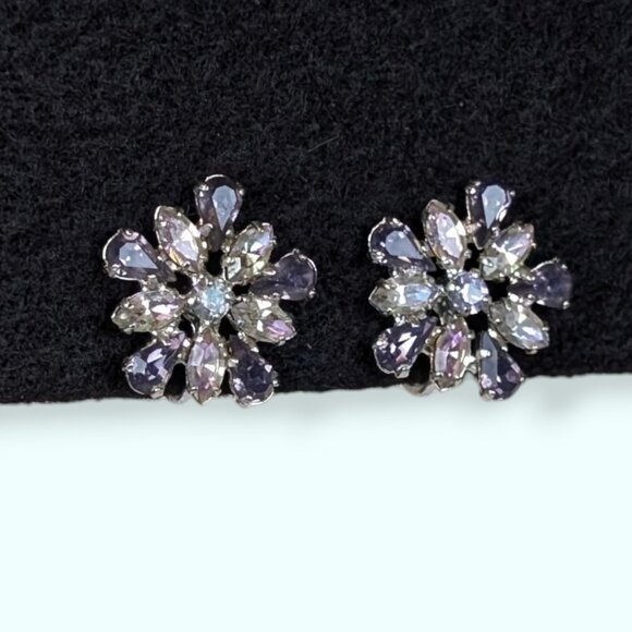 Vintage B David Floral Demi Parure - Picture 4 of 9